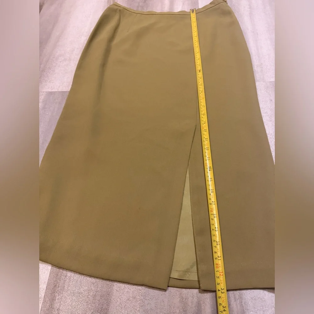 Jacqueline Ferrar Olive Pencil Skirt